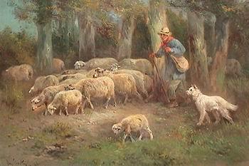 unknow artist Sheep 108 Germany oil painting art